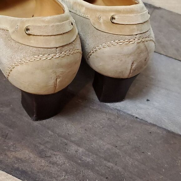 Talbots brown heels loafers 7 - Picture 3 of 6